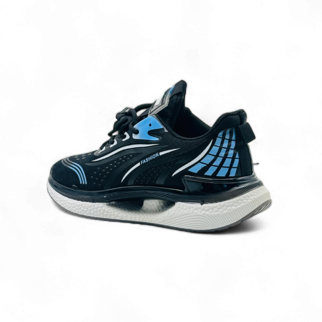 FusionStride Men's Sneakers Black&Blue