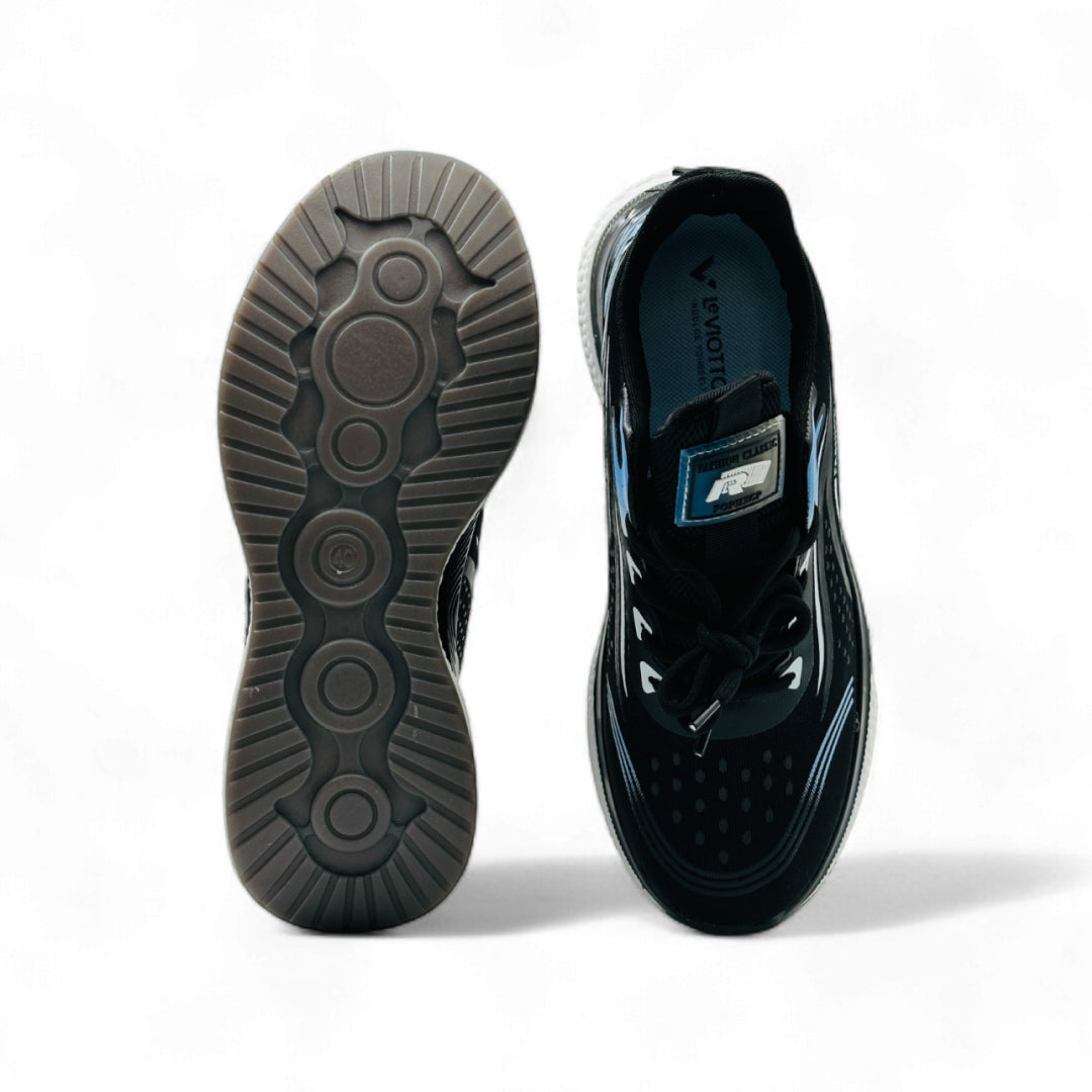 FusionStride Men's Sneakers Black&Blue