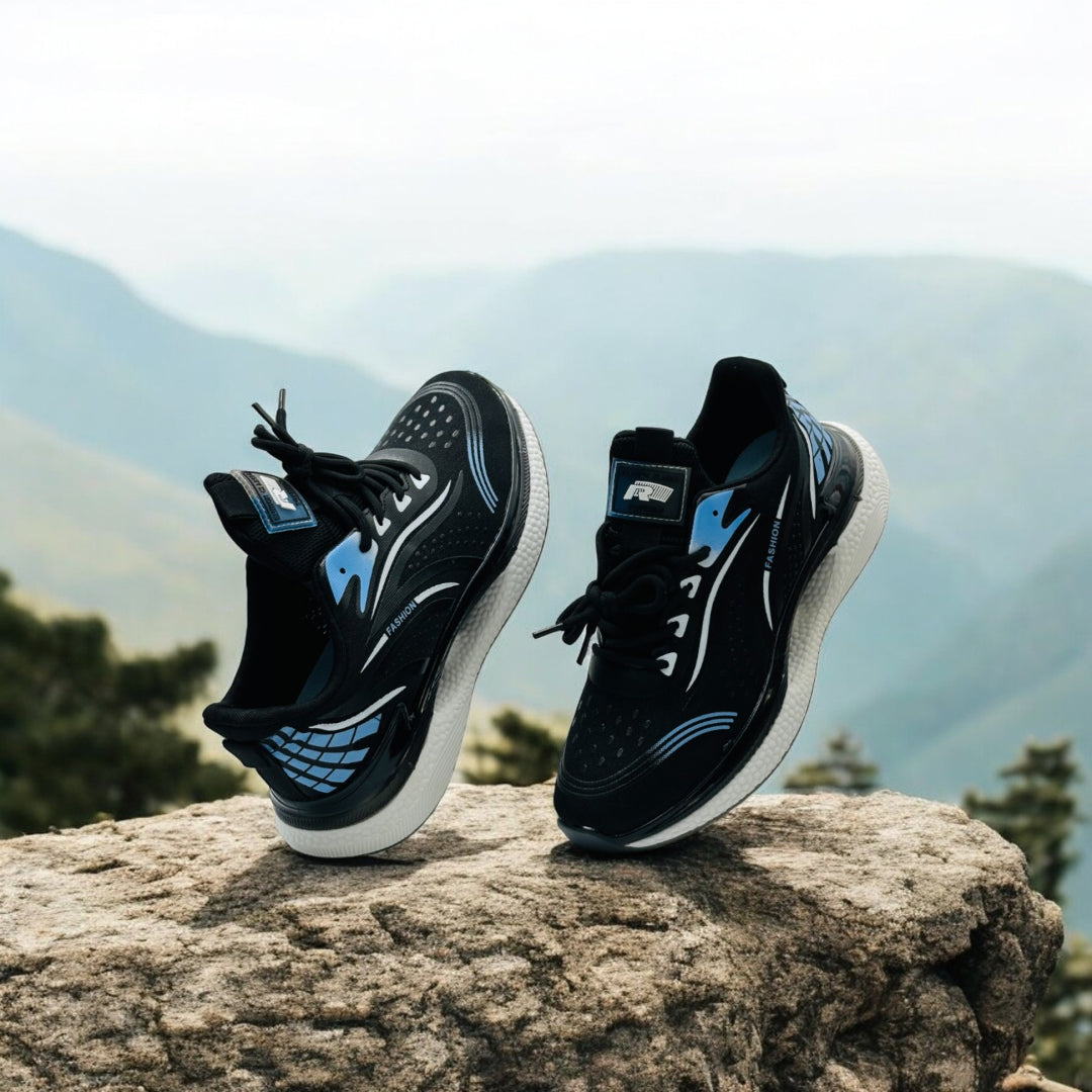 FusionStride Men's Sneakers Black&Blue