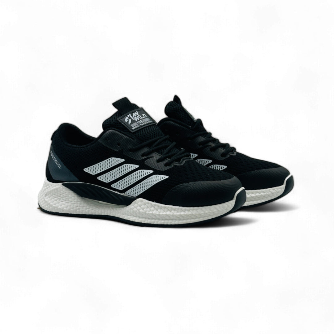 FusionStride Men's Sneakers Black&white