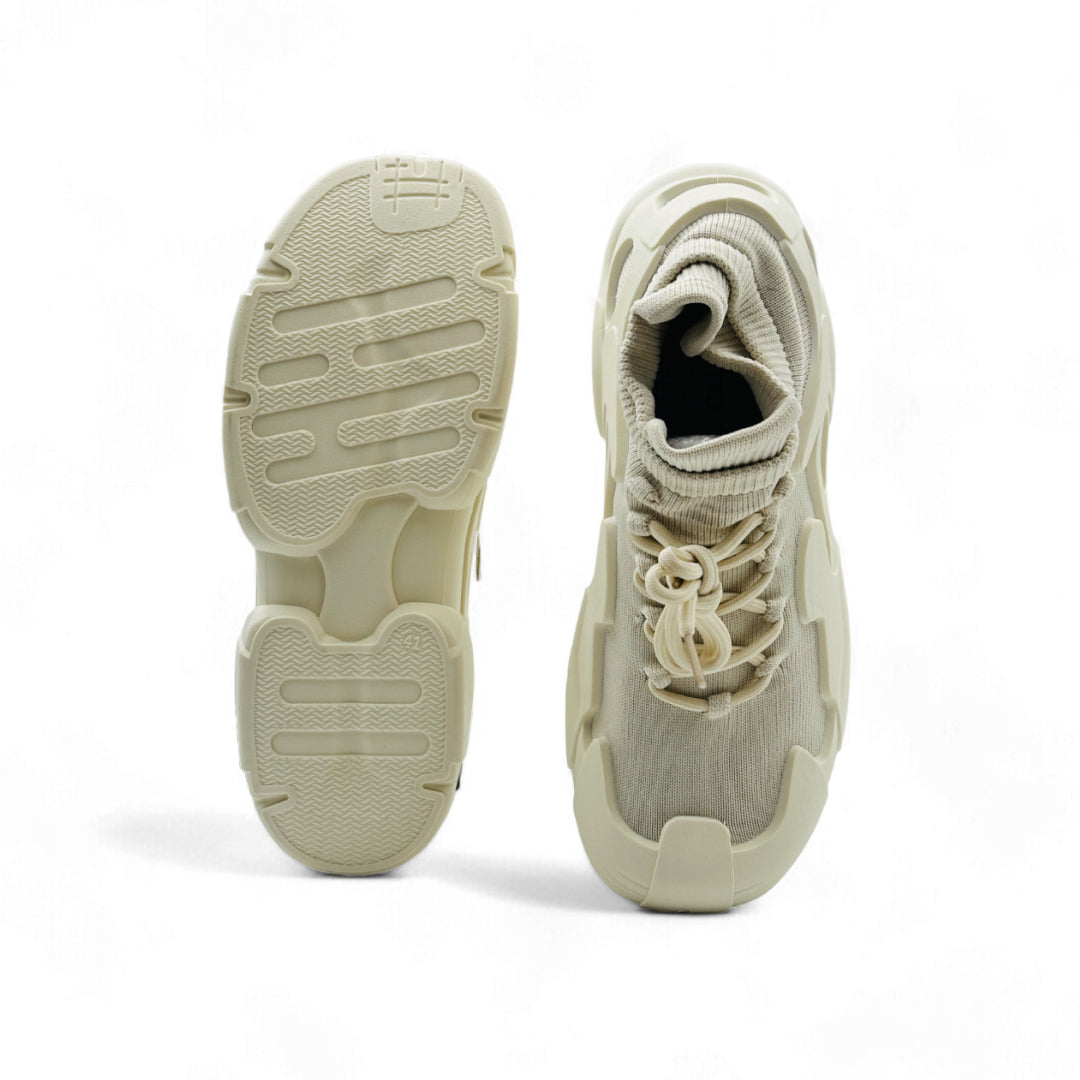 FusionStride Men's Sneakers Beige & White