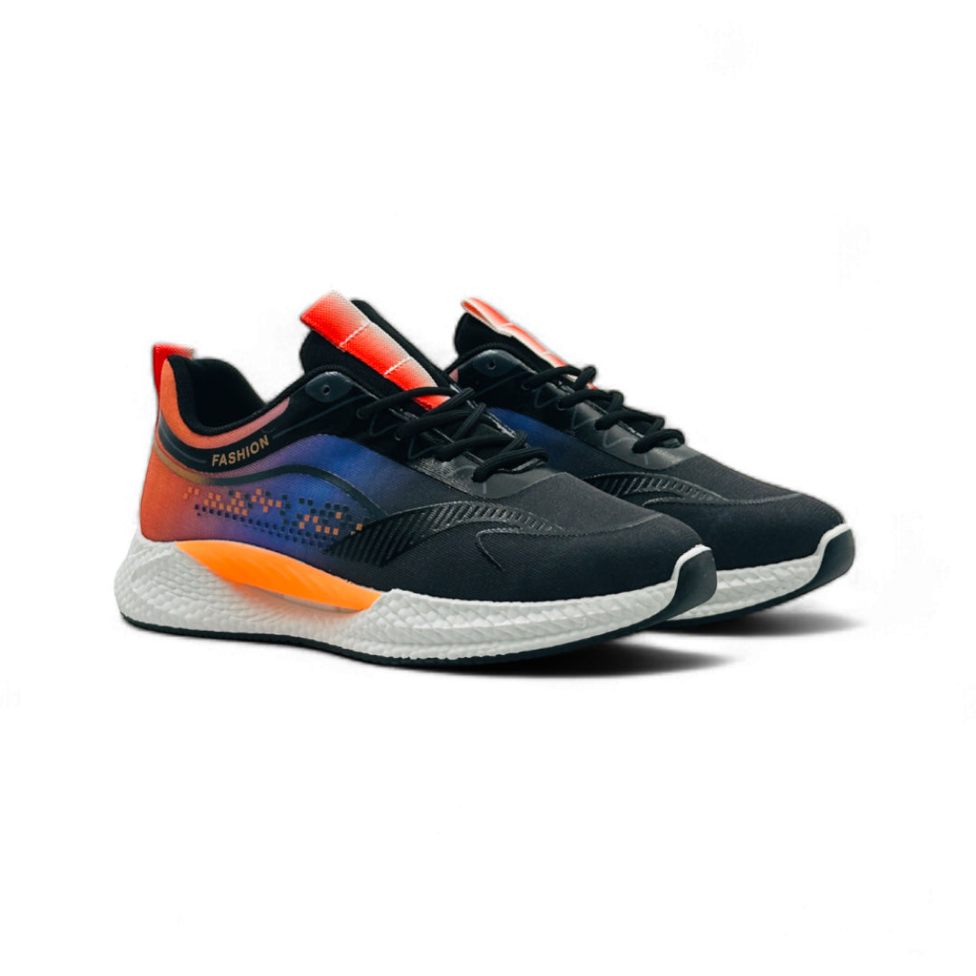 FusionStride Men's Sneakers Black Orange