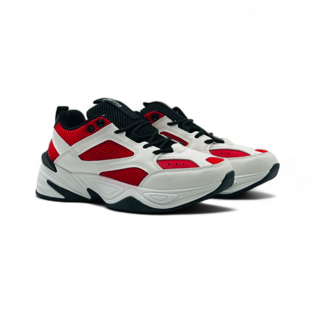 FusionStride Men's Sneakers Red White Black