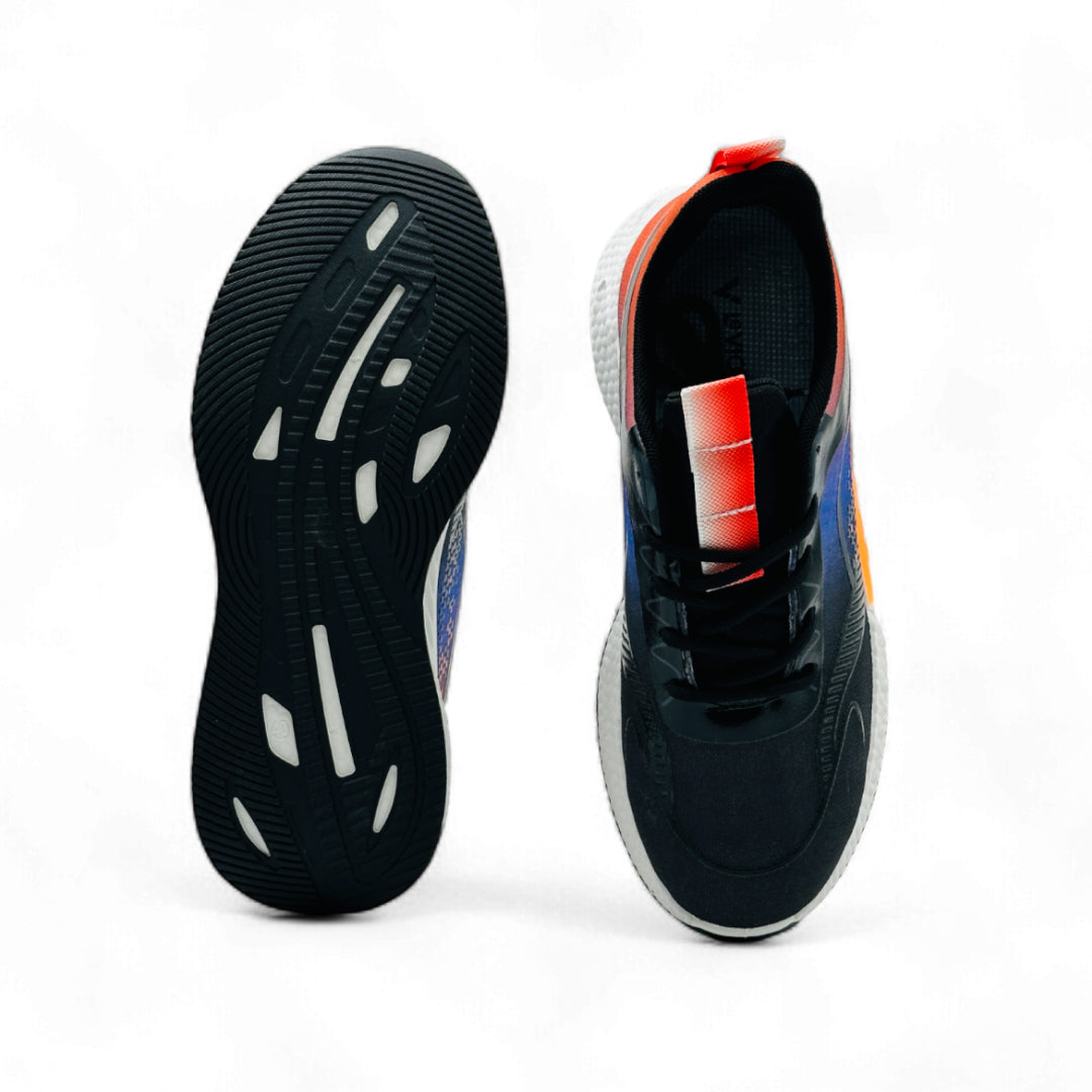 FusionStride Men's Sneakers Black Orange