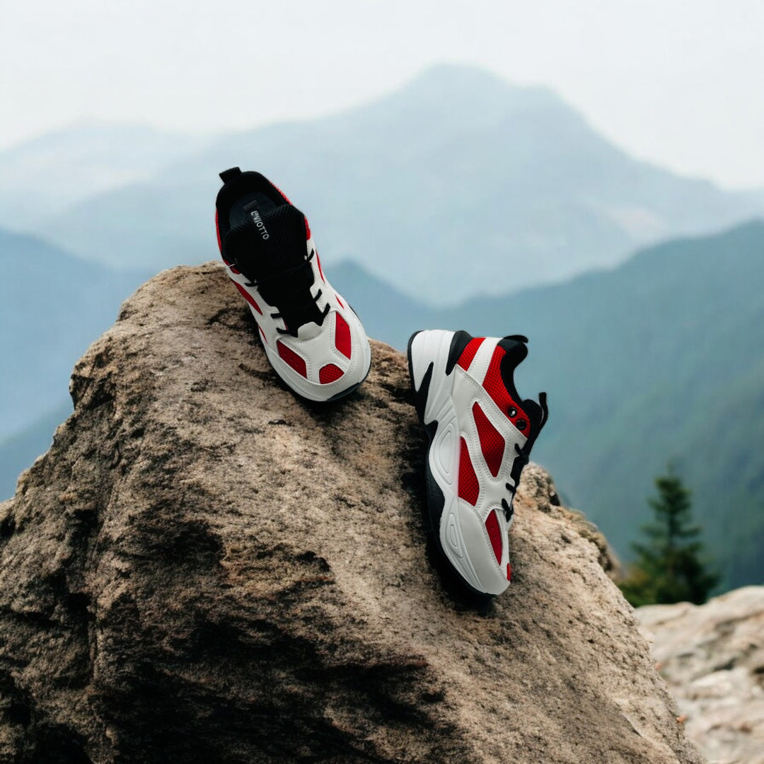 FusionStride Men's Sneakers Red White Black