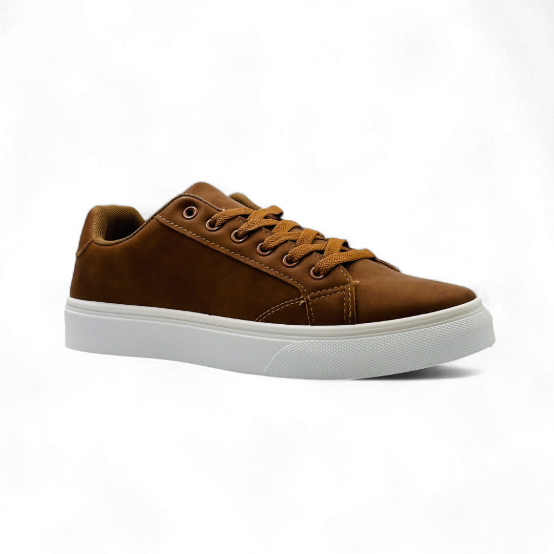 StyleEase Men's sneakers Coffee