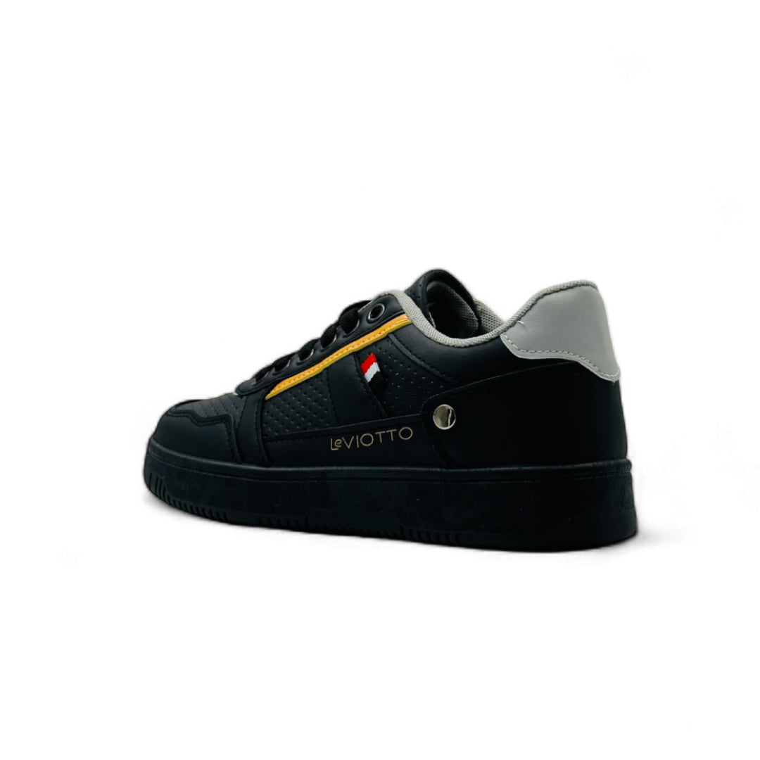 StyleEase Men's sneakers Black Yellow