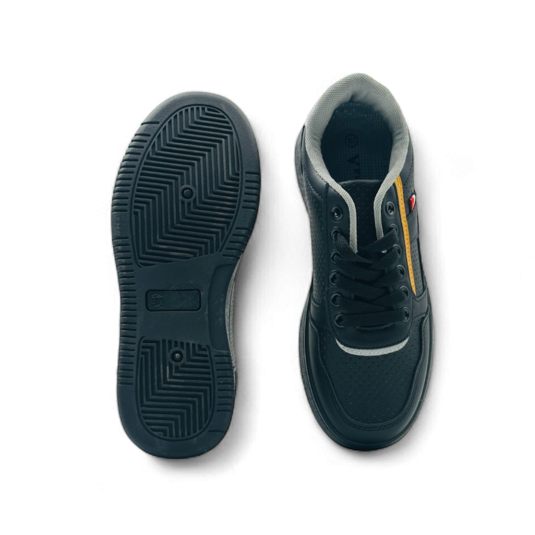 StyleEase Men's sneakers Black Yellow