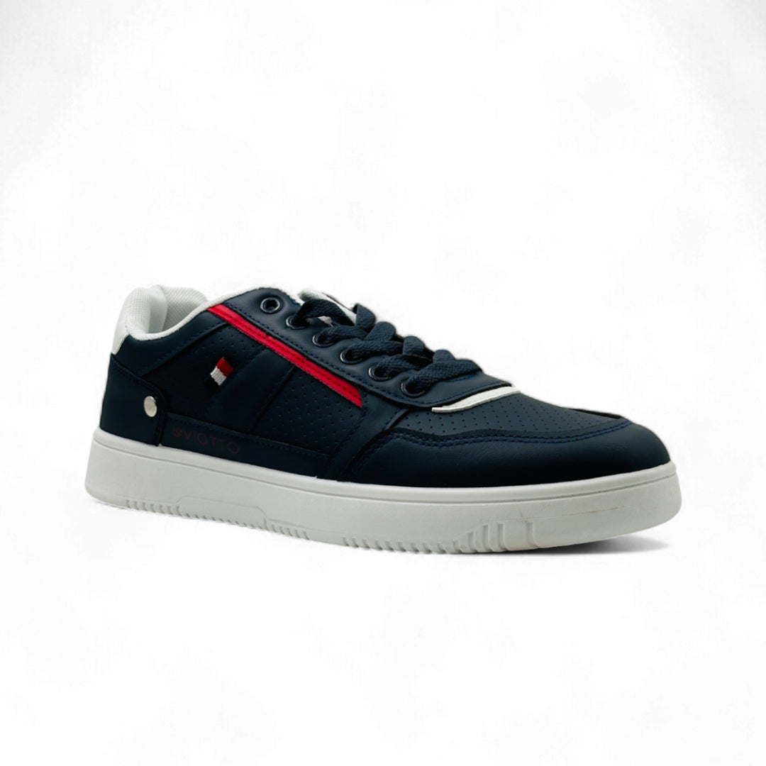 StyleEase Men's sneakers Navy Red