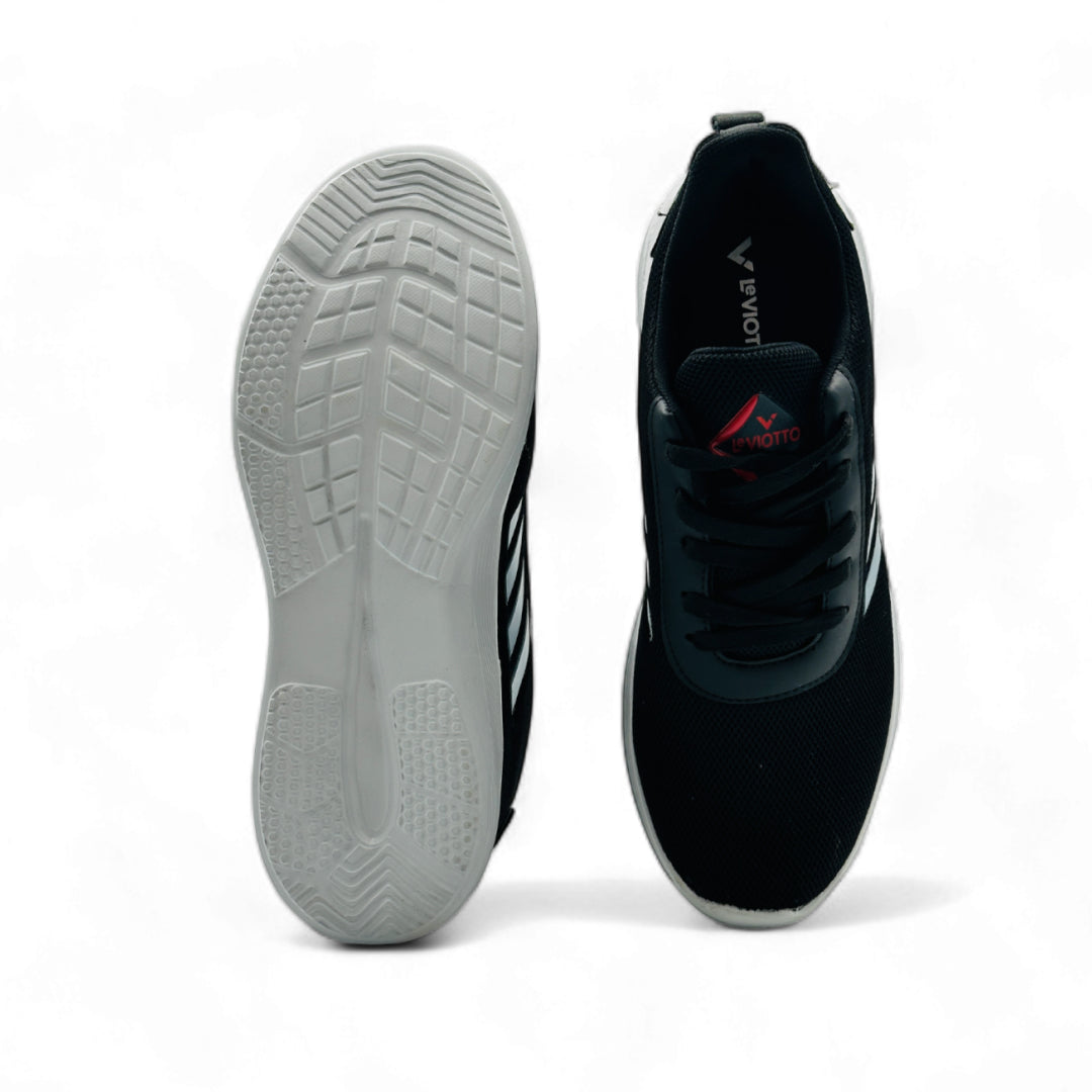 SportX Men's Sports Shoes Black White