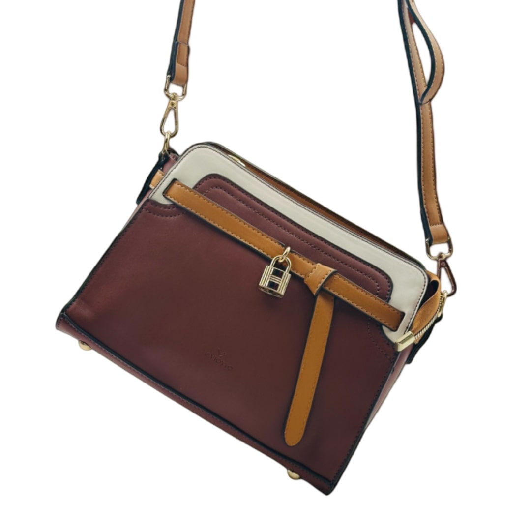 Bella Satchel Women's Handbag Brown
